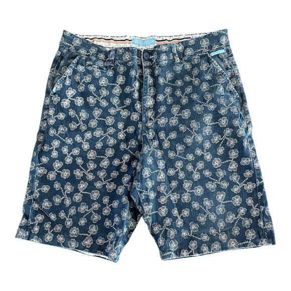 refinery republic Other - Refinery Republic Shorts Mens 38 inch Tropical Stretch Blue Jean‎ Floral Print